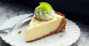 A Slice of Sweet Homemade Key Lime Pie