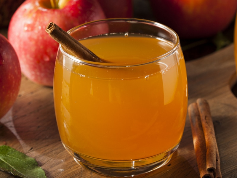 Organic Apple Cider with Cinnamon Ready to Drink