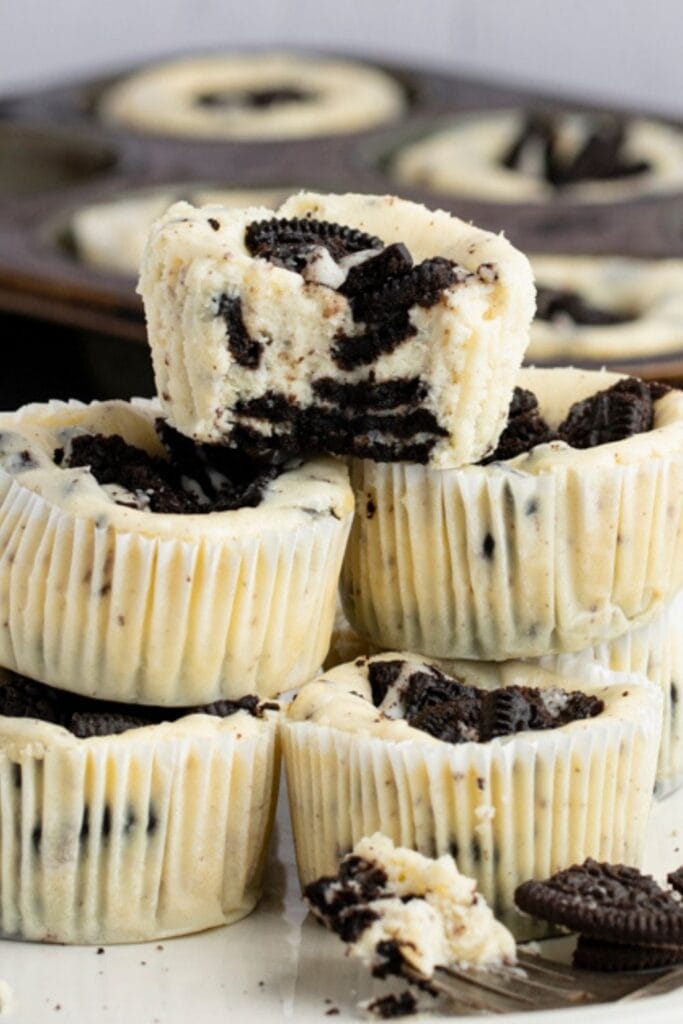 Bite-Sized Oreo Cheesecake