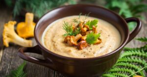 Bowl of Cream of Mushroom Soup