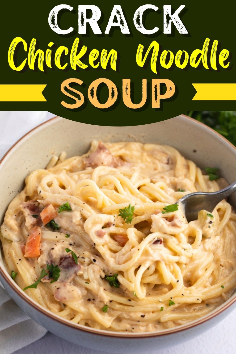 Crack Chicken Noodle Soup