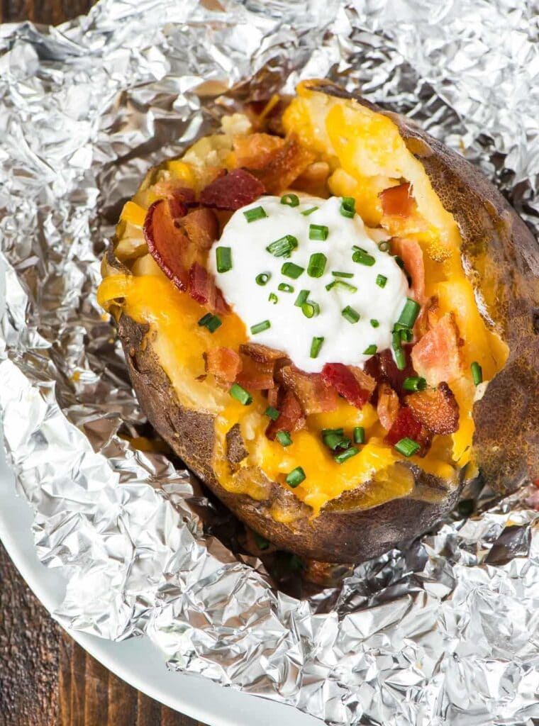 Crockpot Baked Potatoes