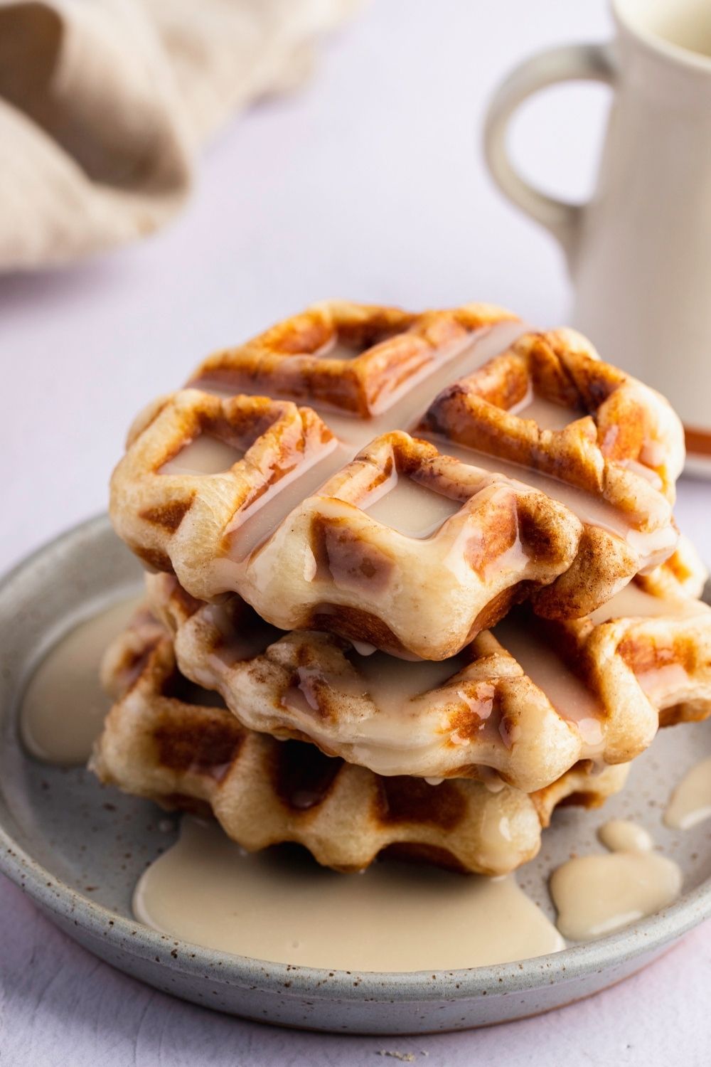 Cinnamon Decadent Roll Waffles