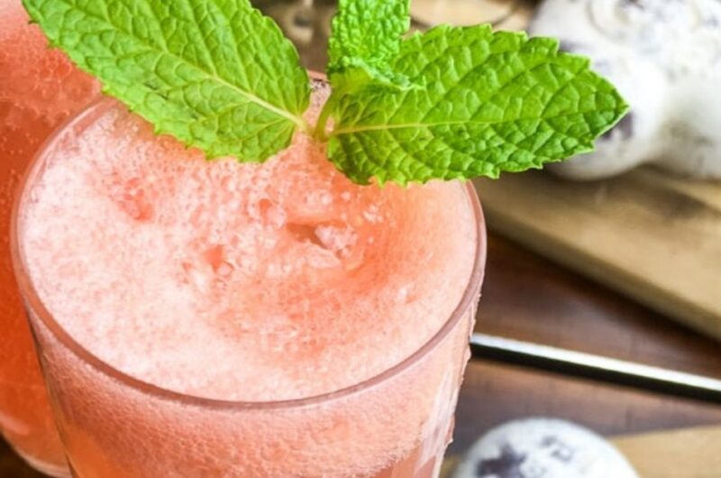 Mint Grapefruit Mimosas