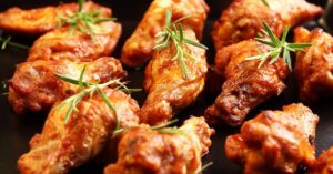 Homemade Chicken Wings on Baking Tray