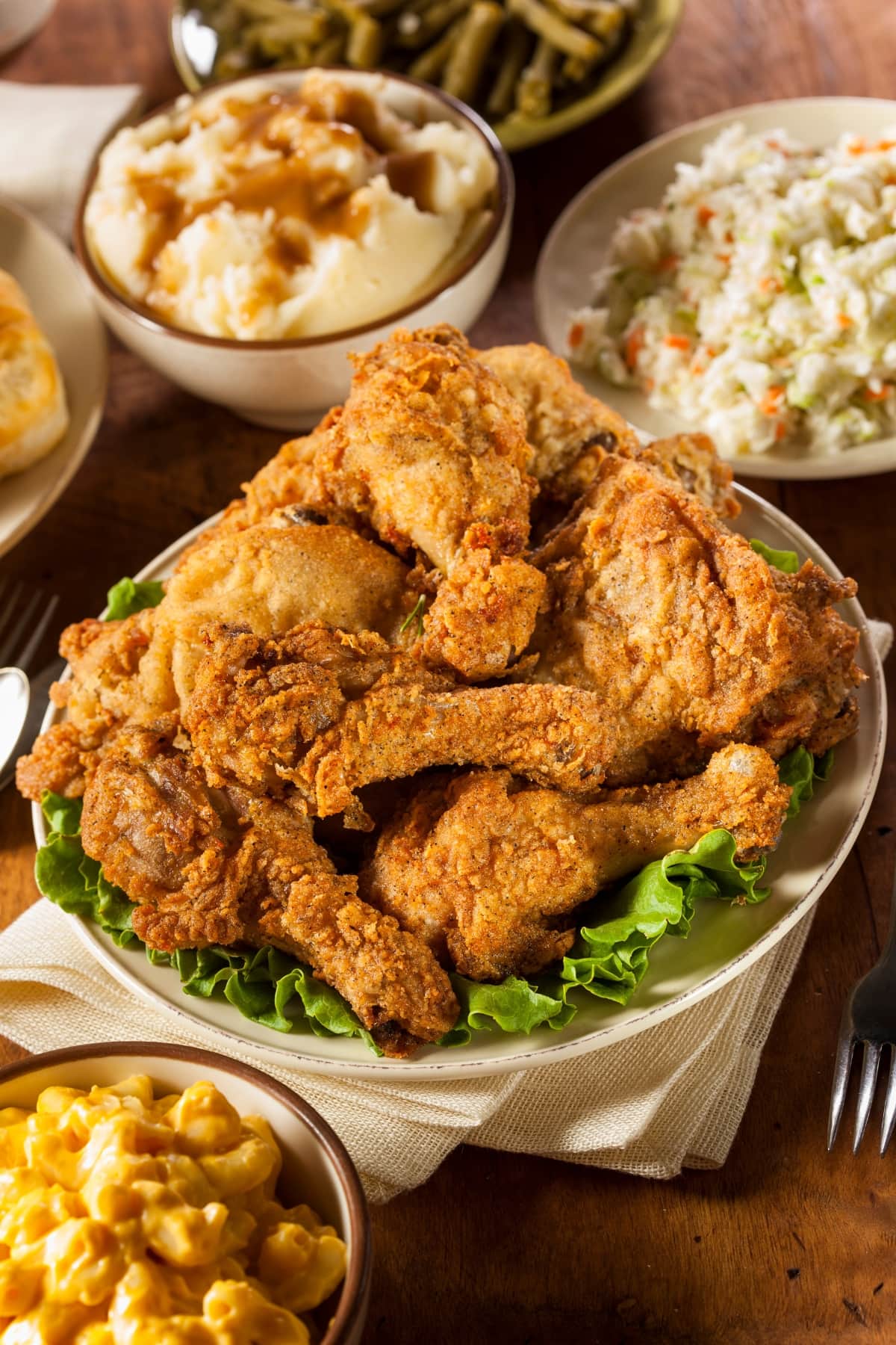 Homemade Crispy Southern Fried Chicken