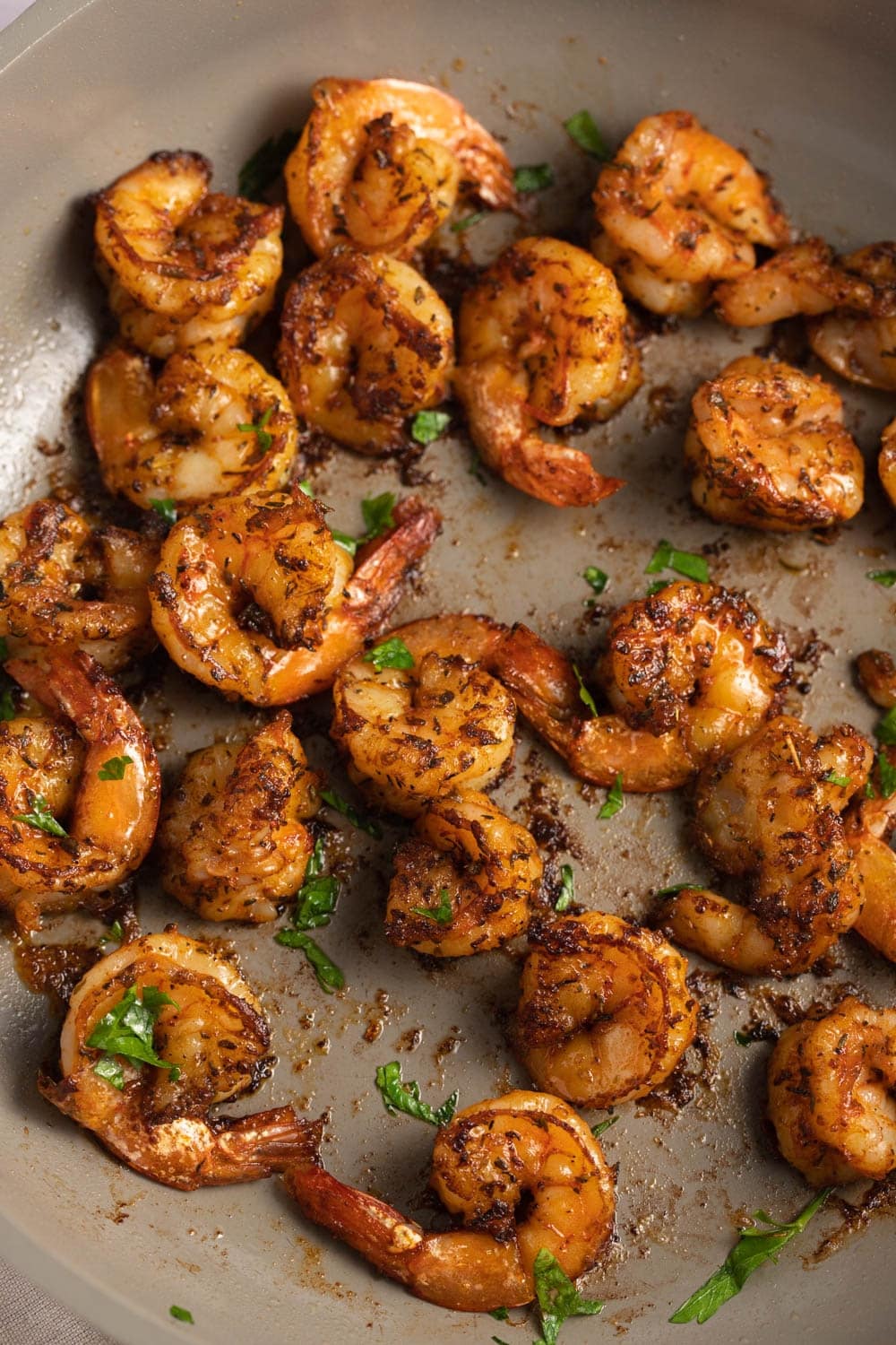 Homemade Spicy Cajun Shrimp with Herbs