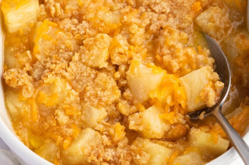 Paula Deen Pineapple Casserole (Easy Recipe)