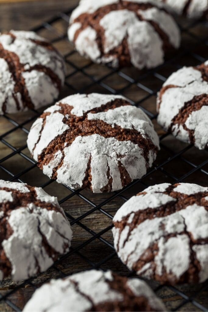 Ooey Gooey Fudge Crinkle Cookies