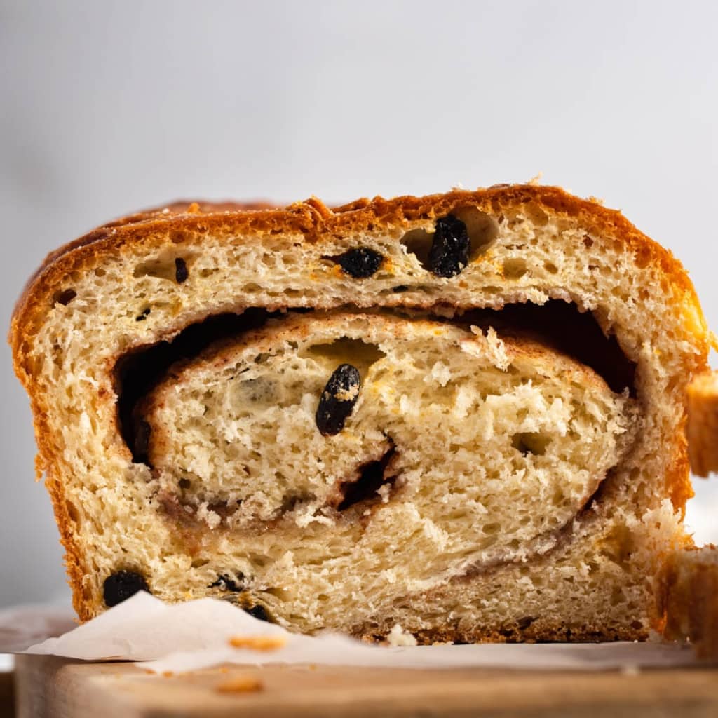 Sliced Cinnamon Raisin Bread