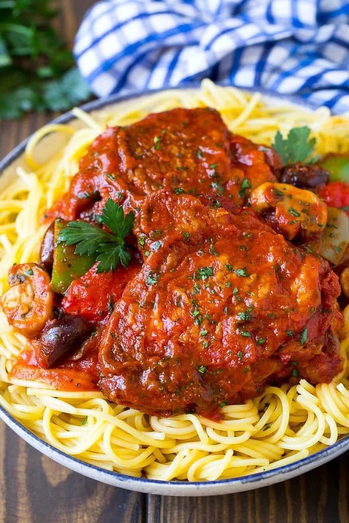 Slow Cooker Chicken Cacciatore