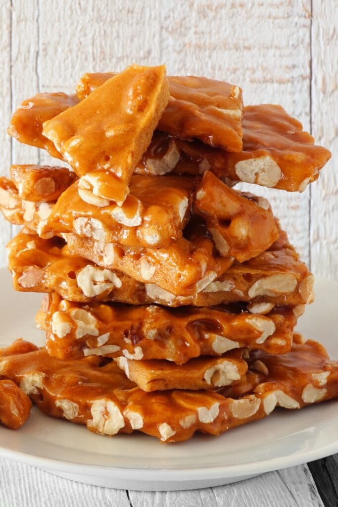 Sweet Microwave Peanut Brittle