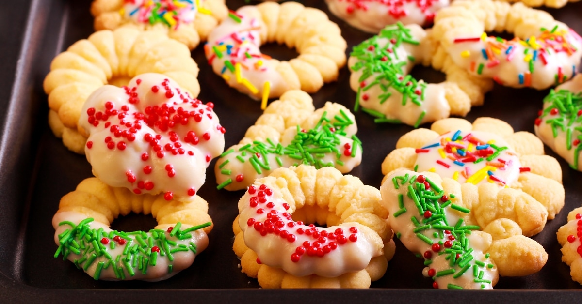 Sweet Homemade Norwegian Spritz Cookies