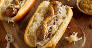 Bratwurst on a Bun