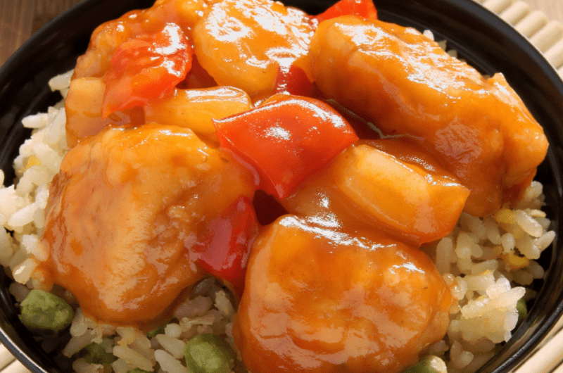 Sweet and Sour Chicken Balls