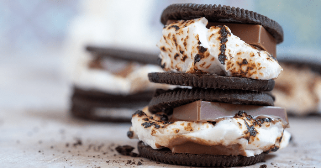 Homemade S'mores Oreo Cookies