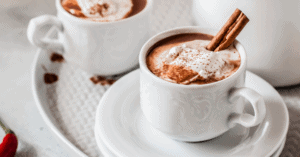 Spicy Homemade Cinnamon Hot Chocolate
